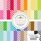 Bloc de papier - Candy Stripes-Sprinkles rainbow paper pad