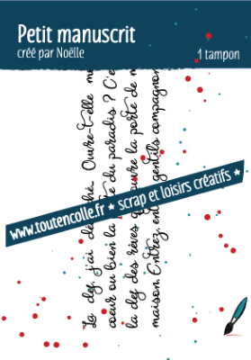 Tampons Exclusifs<br>Petit manuscrit rond