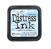 Distress Ink Tumbled glass
