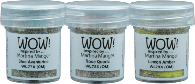 Wow Trios Pastel Gemstones<br>by Martina Manger