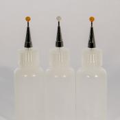 Ultra fine tip glue applicators