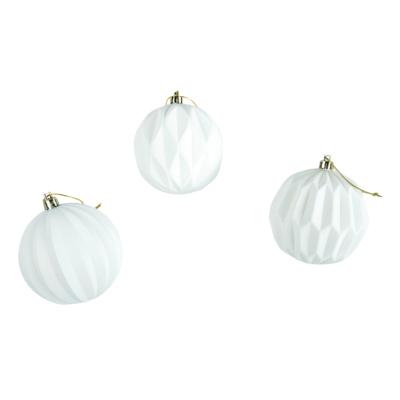 Lot de 3 boules de Noël à décorer