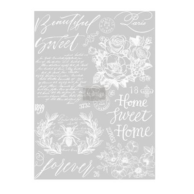 Transferts Décors <br> Beautiful Home (BLANC)