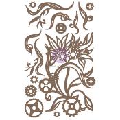 14 Chipboards Steampunk blooms