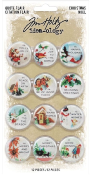 Badges Noël Tim Holtz