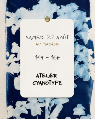 Atelier au magasin - Cyanotype - 22 août 26