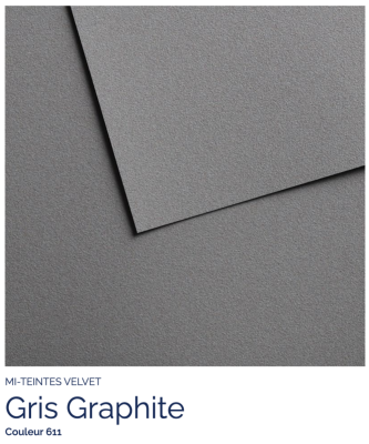 Mi-teintes Velvet - Gris graphite (611)
