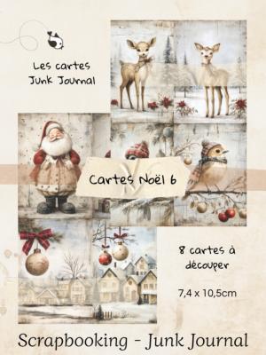 Cartes Junk Journal - Noël 6