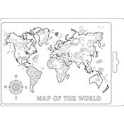 moule fin et souple : map of the world