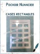 Pochoir Exclusif Nuancier<br> rectangles