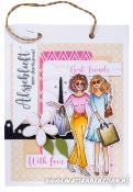 Craft stencil - Pochette cadeau