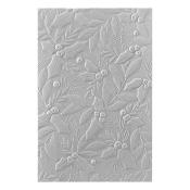 3D embossing folder - Holly & foliage