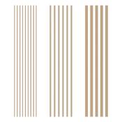Hot foil Plates - Modern stripes
