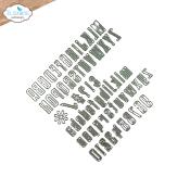 Memory Binder - Tall & bold alphabet