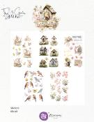 5 stickers scheets - Among the wildflowers