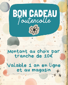 Bon Cadeau - tranche de 10€