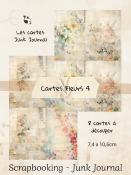 Cartes Junk Journal - Fleurs 4