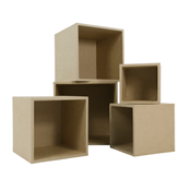 Set de 5 cadres cubes