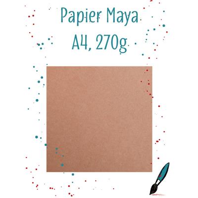 papier Maya - Brun - 5 f - A4 - 270g