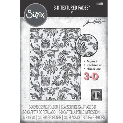 Gaufrage texture fades Large/A5 "botanical" 
