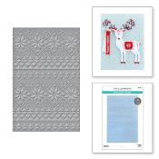 Embossing folder - Ski lodge