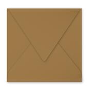 5 enveloppes kraft carres - 16,5x16,5cm