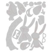 Thinlits "vault bunny + chick" (lapin et poussin)