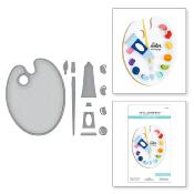 Cutting dies - Painter's palette