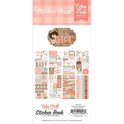 Stickers book baby girl