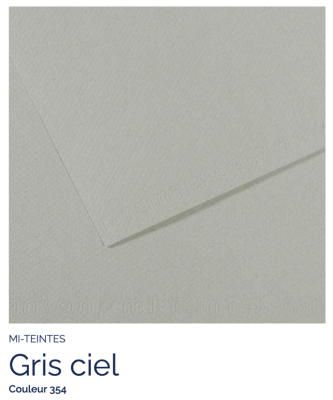 Mi-Teintes - Gris ciel (354)