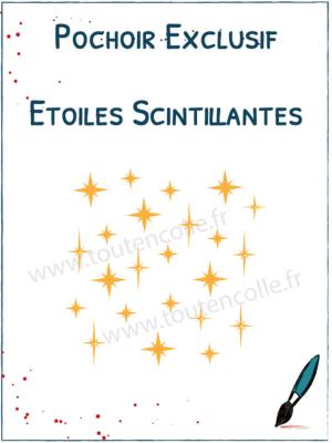 Pochoir Exclusif<br> Etoiles Scintillantes