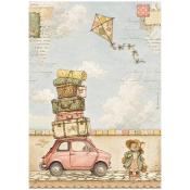 feuille de riz - cozy family - the car