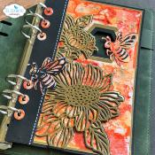 Memory Binder - Bee and flower accent