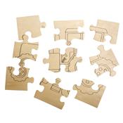 Puzzle en bois Tracteur