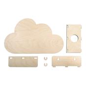 Lampe en bois nuage