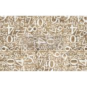 Tissue Paper <br> Engraved numbers