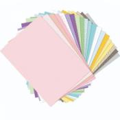 Papier cartonné à motifs - 80 feuilles nuance de couleurs