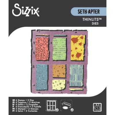Seth Apter thinlits die + stamps  - Viewfinder