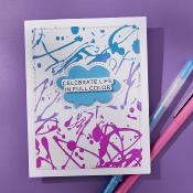 BetterPress plate - Memo splatters