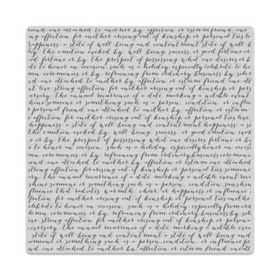 Cling Rubber Background Stamp - Script