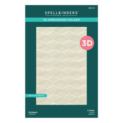 3D embossing folder - Harlequin