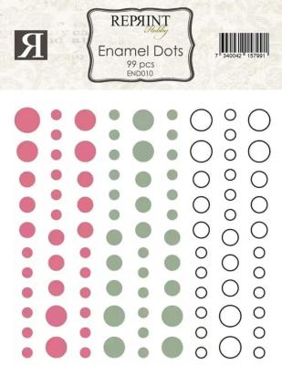 Enamel dots - Summer garden