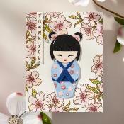 Cutting dies - Kokeshi dolls - Kyoto