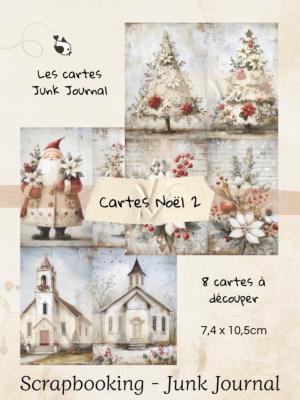 Cartes Junk Journal - Noël 2