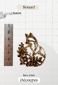 Découpe en bois - Renard 5cm
