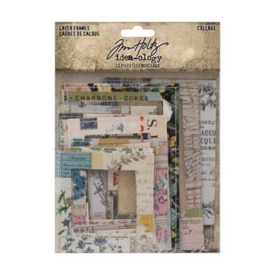 Layers frame - Collage Tim Holtz