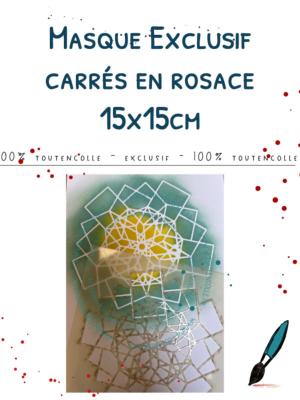 Masque Carrés en rosace