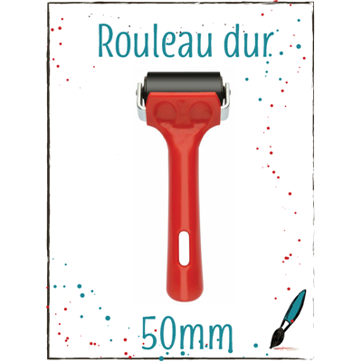 Rouleau dur en caoutchouc 50mm