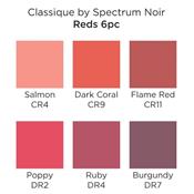 6 Spectrum Noir Classiques reds