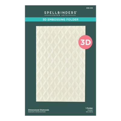 3D embossing folder - Dimensional Diamonds